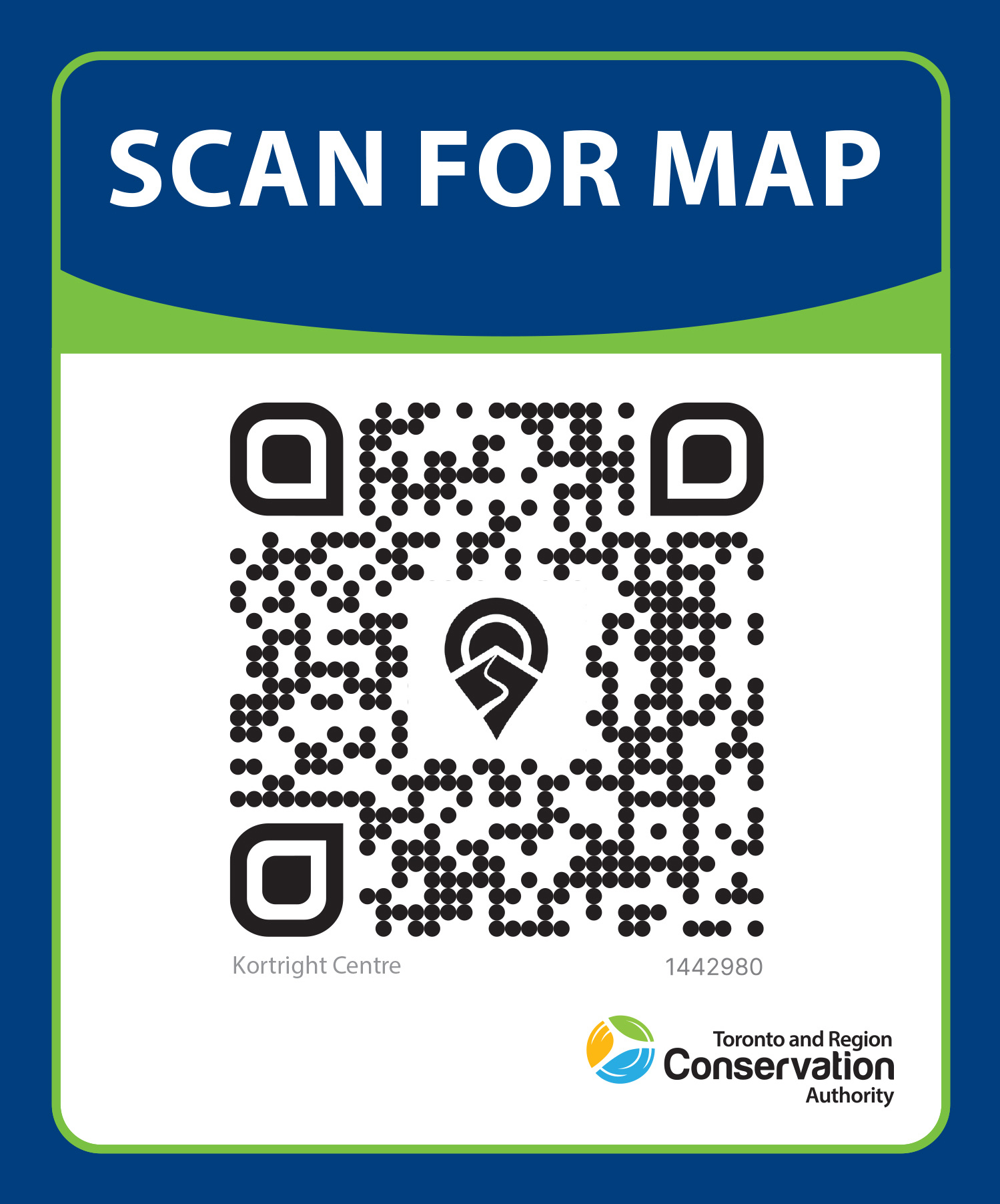 Avenza Maps QR code for Albion Hills Conservation Park trail maps