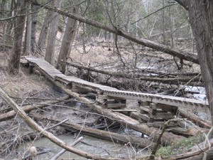 Barrier to fish migration