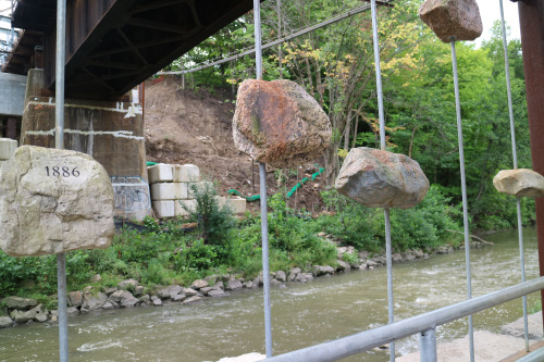 "High Water Mark" Installation on the Don River