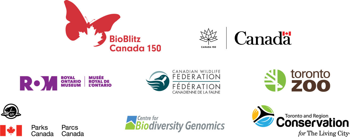 logos of Rouge Bioblitz partner organizations