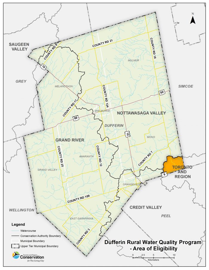 Rural Clean Water Program Dufferin County Toronto and Region