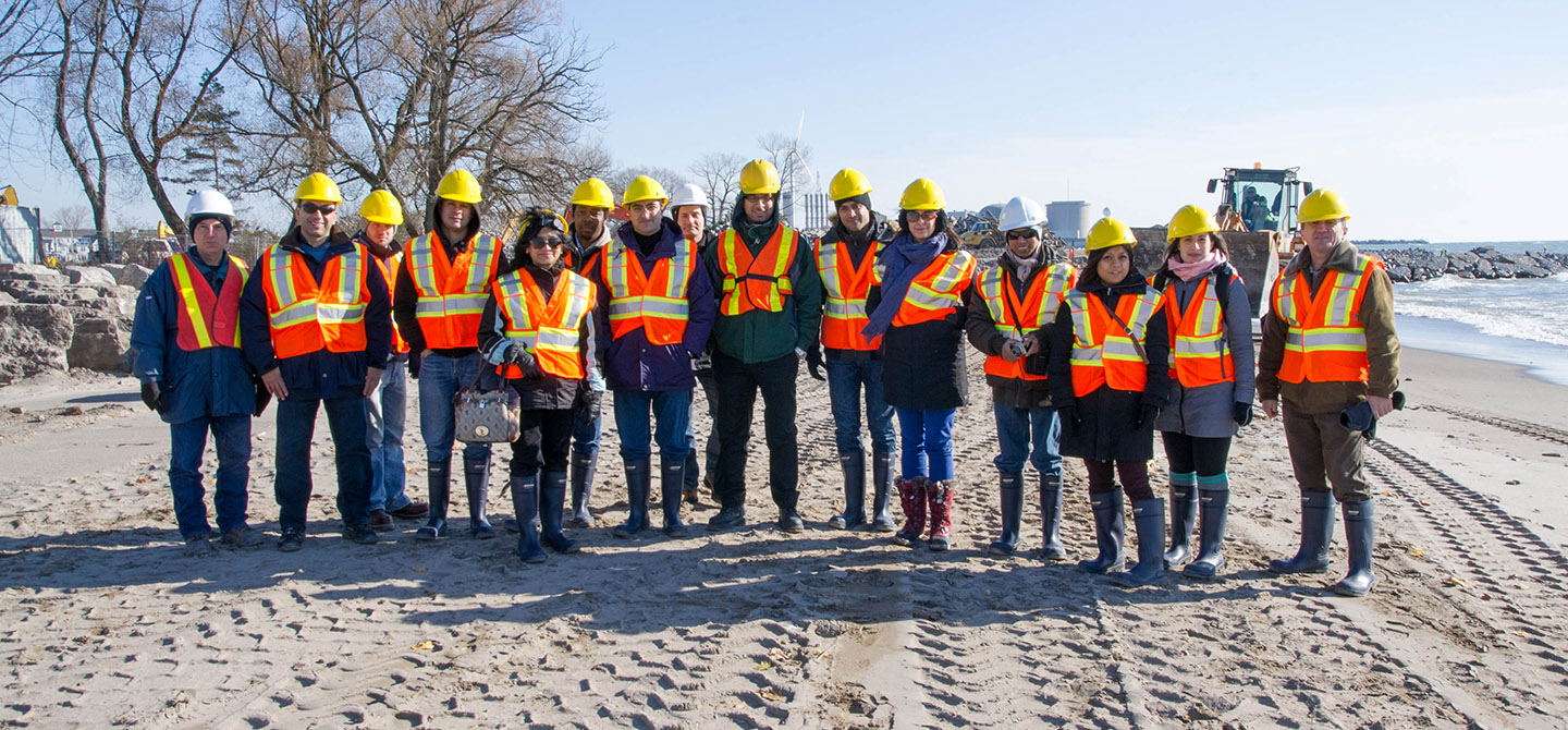 PAIE program participants on field trip to Frenchmans Bay