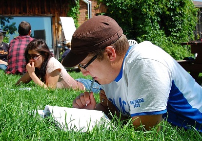 Young Conservation Professionals program participants complete outdoor assignment