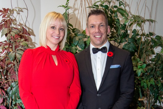 TRCA Chair Jennifer Innis and TRCA CEO John MacKenzie celebrate environmental leaders at 2019 Living City Dinner