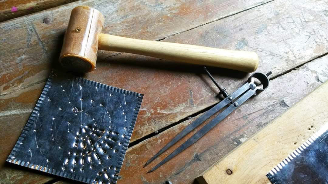 tools on counter of Tinsmith Shop at Black Creek Pioneer Village