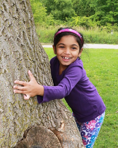 summer camper enjoys outdoor adventure at Kortright Centre