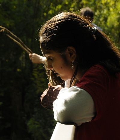 Girl participates in Riversong After Dark program
