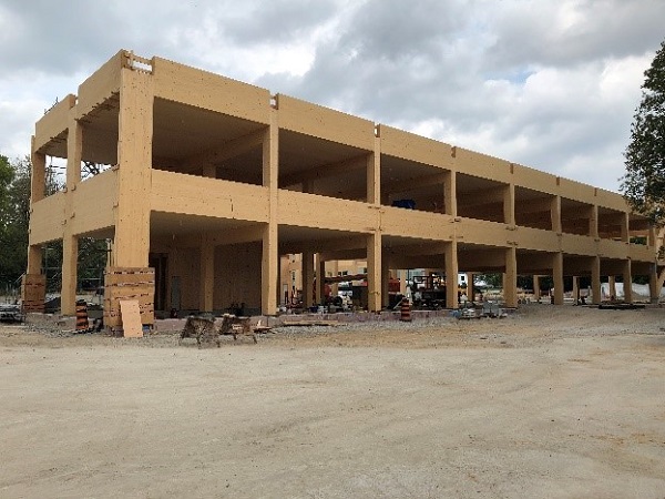 view of new TRCA administrative building from the west