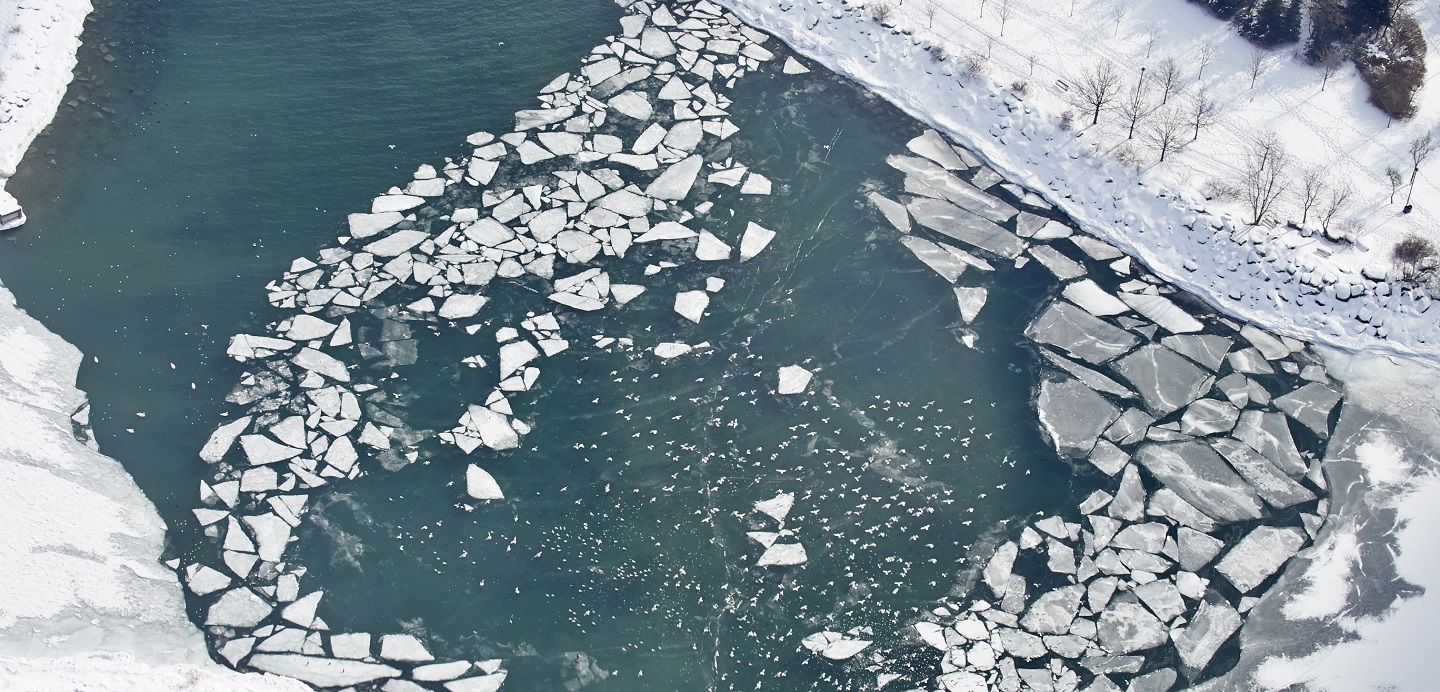 follow TRCA spring safety advice and avoid recreational activities near ice jams and bodies of water