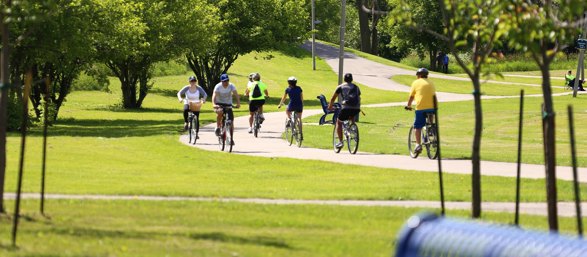 cyclists take part in Bike The Creek