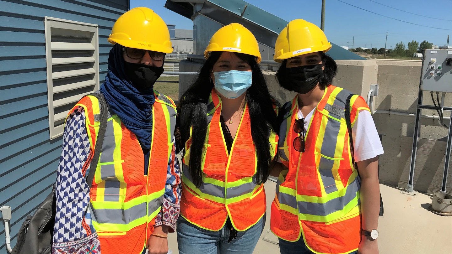 TRCA Professional Access Into Employment program participants take part in a site tour