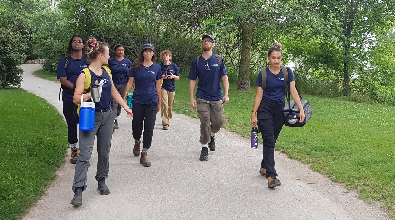 members of TRCA Ravine Youth Team