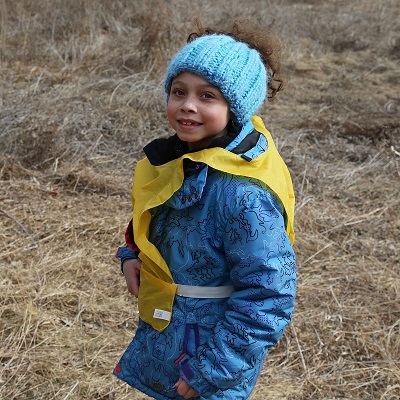 girl enjoys birthday party at Claireville Conservation Area