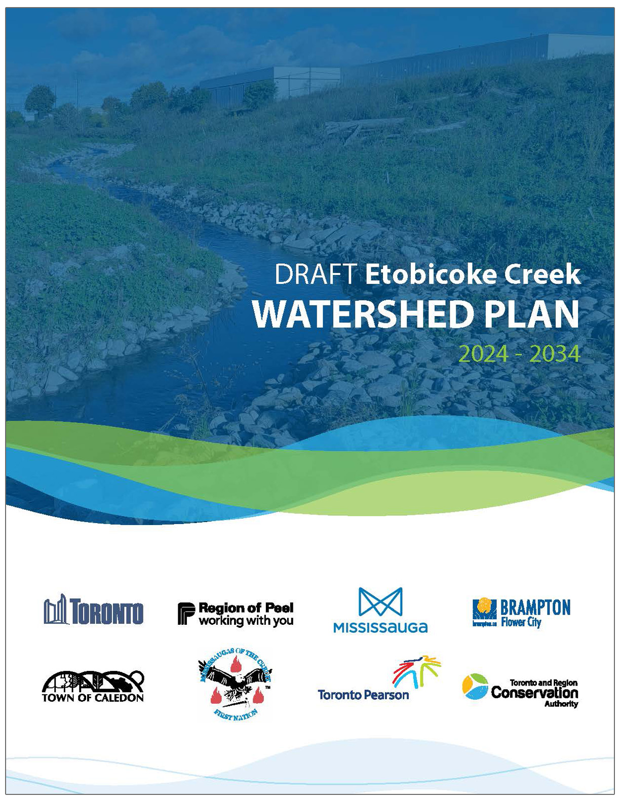 cover page of draft Etobicoke Creek Watershed Plan