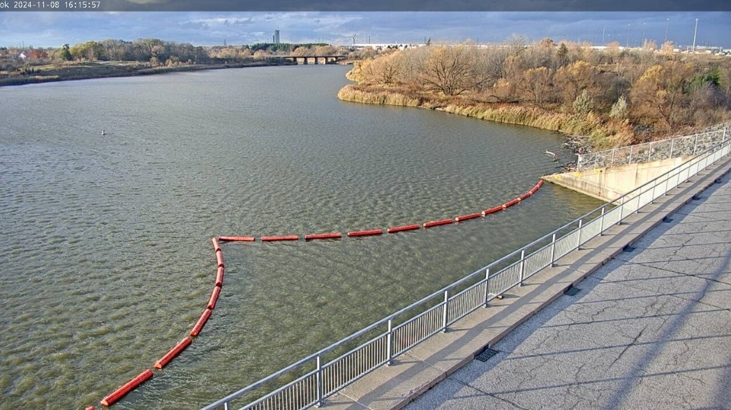 live camera view of Claireville Dam