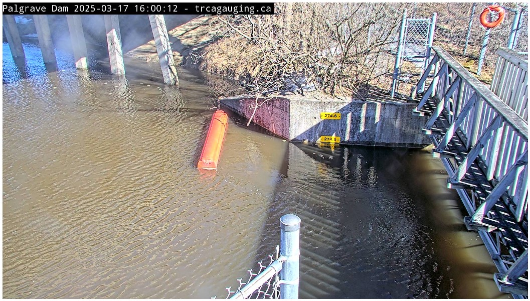 ive camera view of Palgrave Dam