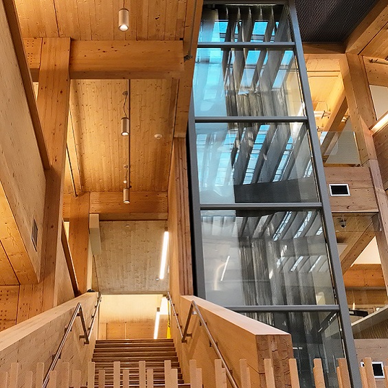 interior of the TRCA administrative office building