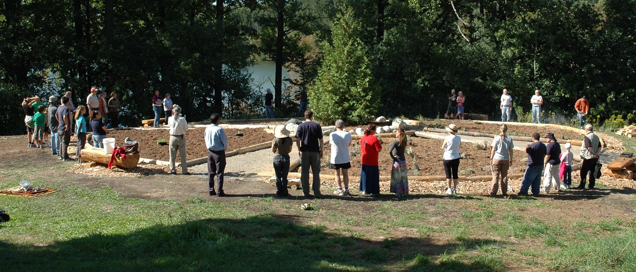 the unveiling of the Medicine Wheel Garden at Heart Lake Conservation Park in May 2010