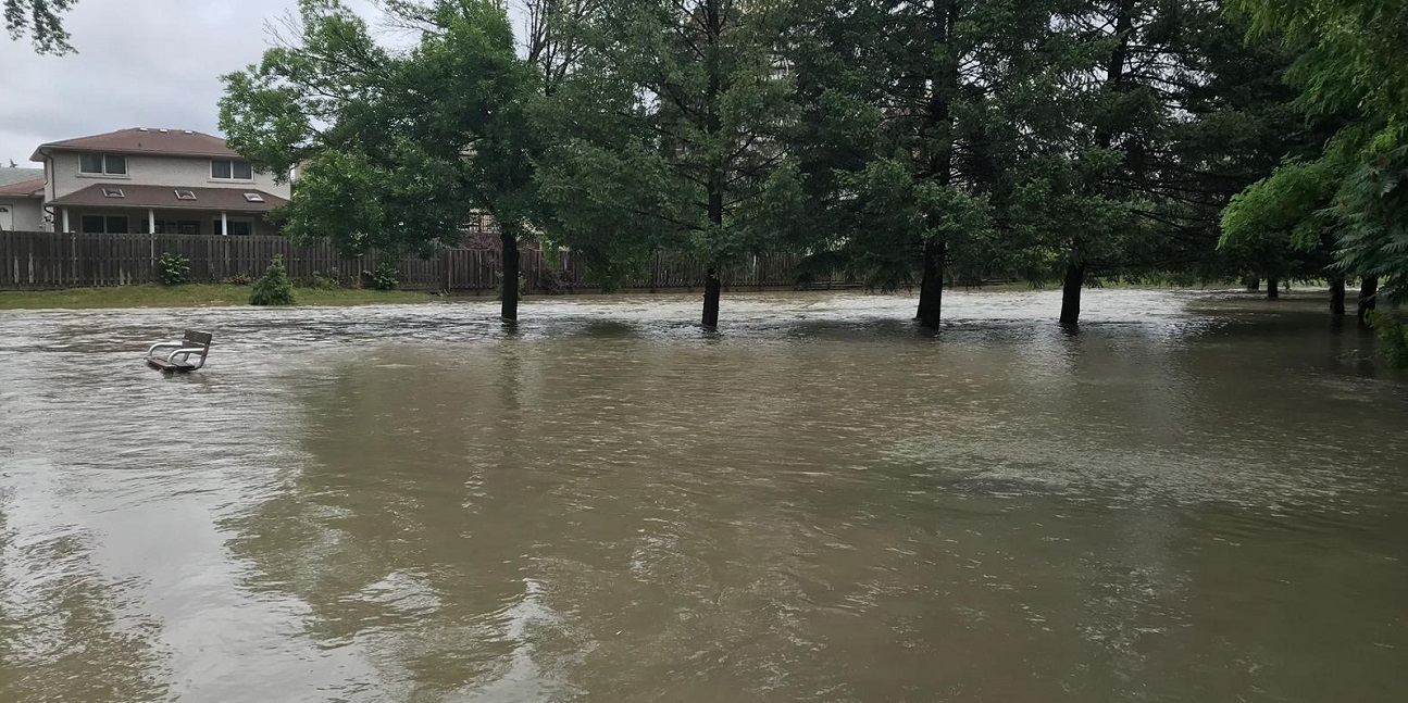 flooding in Etobicoke in July 2019