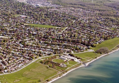 aerial view of the Ajax SNAP neighbourhood
