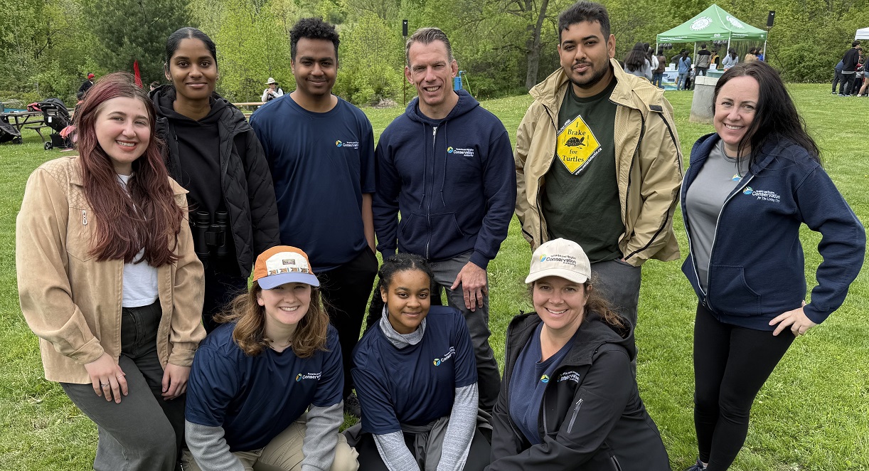 TRCA staff and Youth Council members take part in the Turtlefest 2025 event at Heart Lake Conservation Park