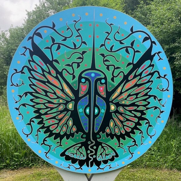 The Nenookaasi artwork at Kortright