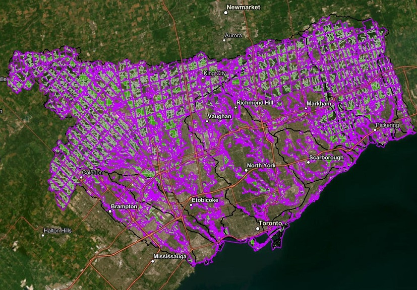 TRCA regulated area map