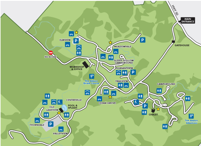 map of Albion Hills