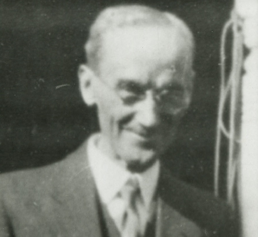 a black and white archival photograph of Wyatt Jaffary
