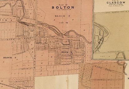 an 1859 map of bolton