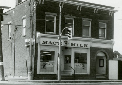 an archival black and white photograph of the Jaffary store in the 1960s