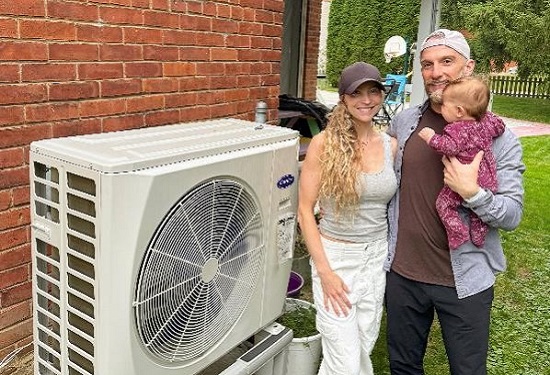 West Bolton SNAP residents install a heat pump to improve the energy efficiency of their home