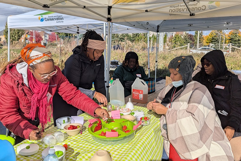 Bramalea SNAP neighbourhood residents take part in an urban agriculture skills training program