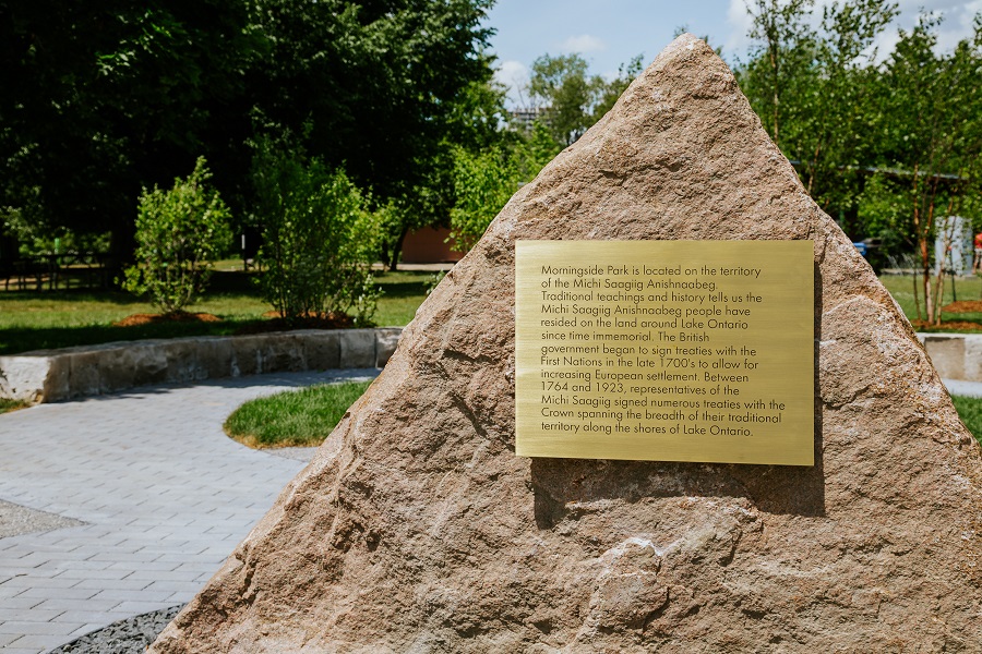 the completed first installation of the Morningside Legacy Project