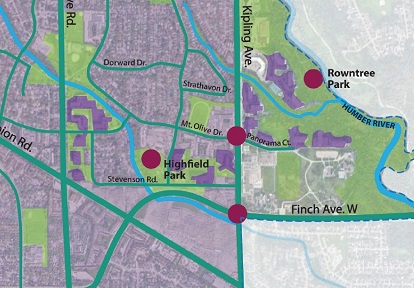 Rexdale SNAP action plan map