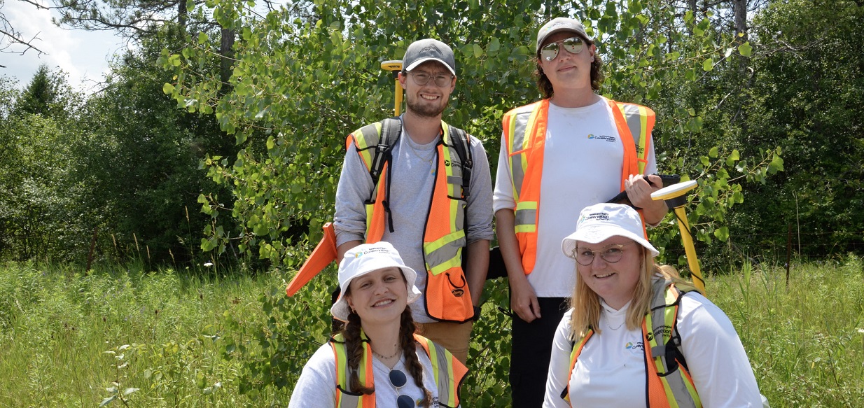 members of the TRCA urban forestry field team