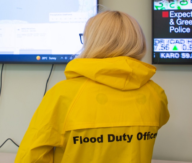 a TRCA flood duty officer