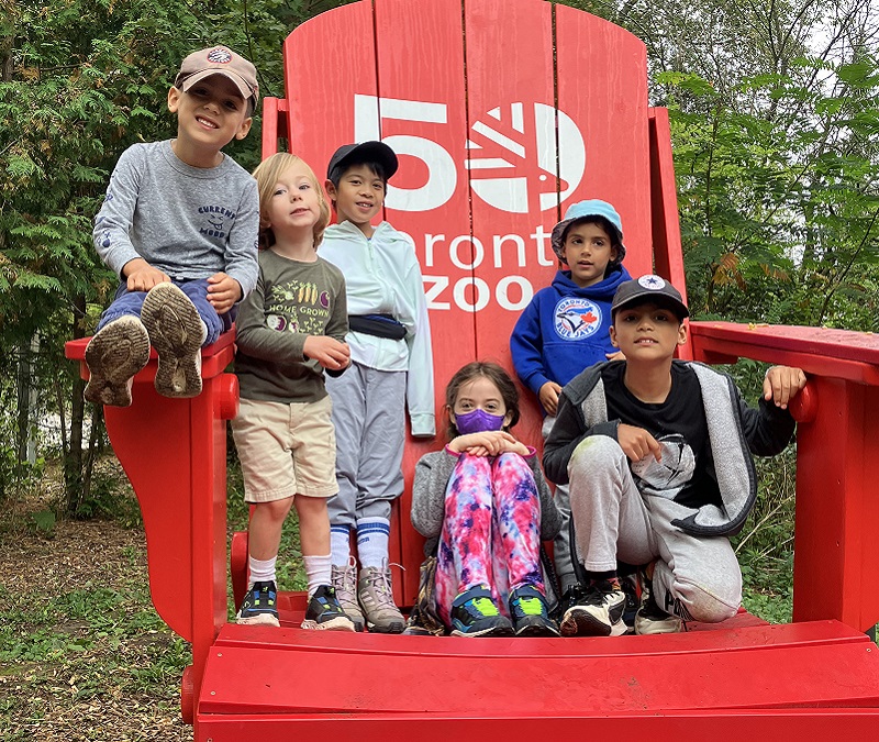 Nature School students experience outdoor learning at the Toronto Zoo