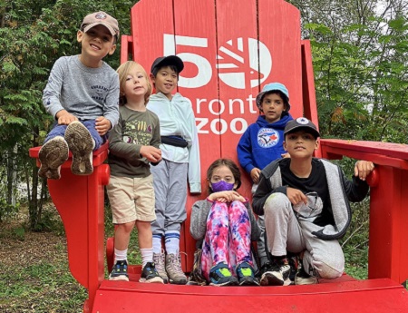 Nature School students experience outdoor learning at the Toronto Zoo