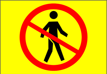 a trail closure notice