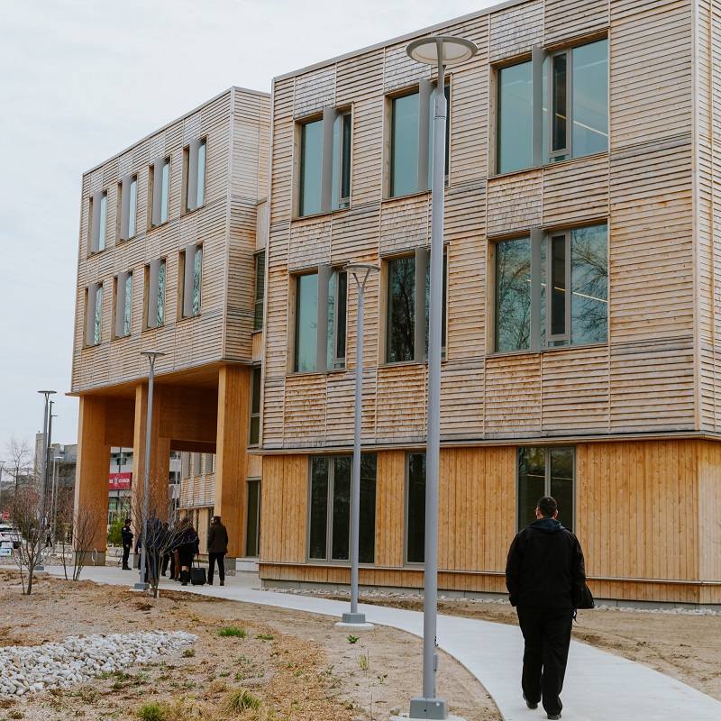 an exterior view of the new TRCA administrative office building
