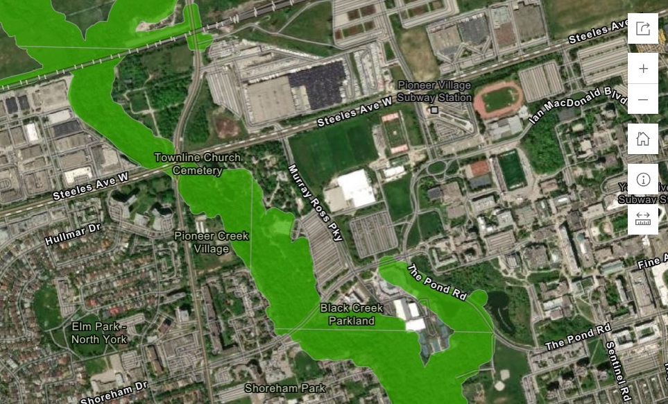 TRCA regulated area search tool