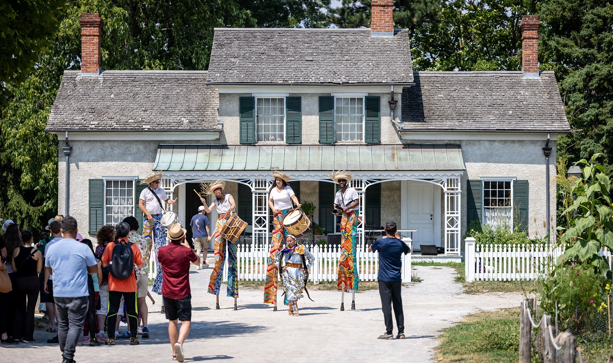 FabCollab performers at The Village at Black Creek