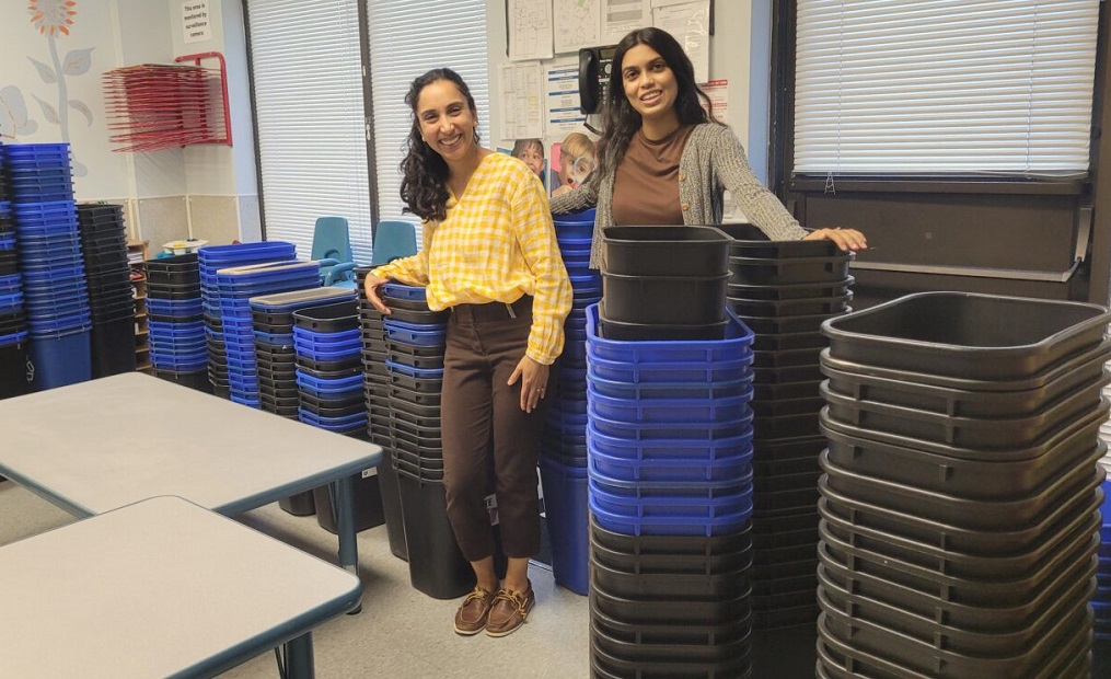 staff from the University Health Network participate in the TRCA Material Exchange program to help divert materials from landfill