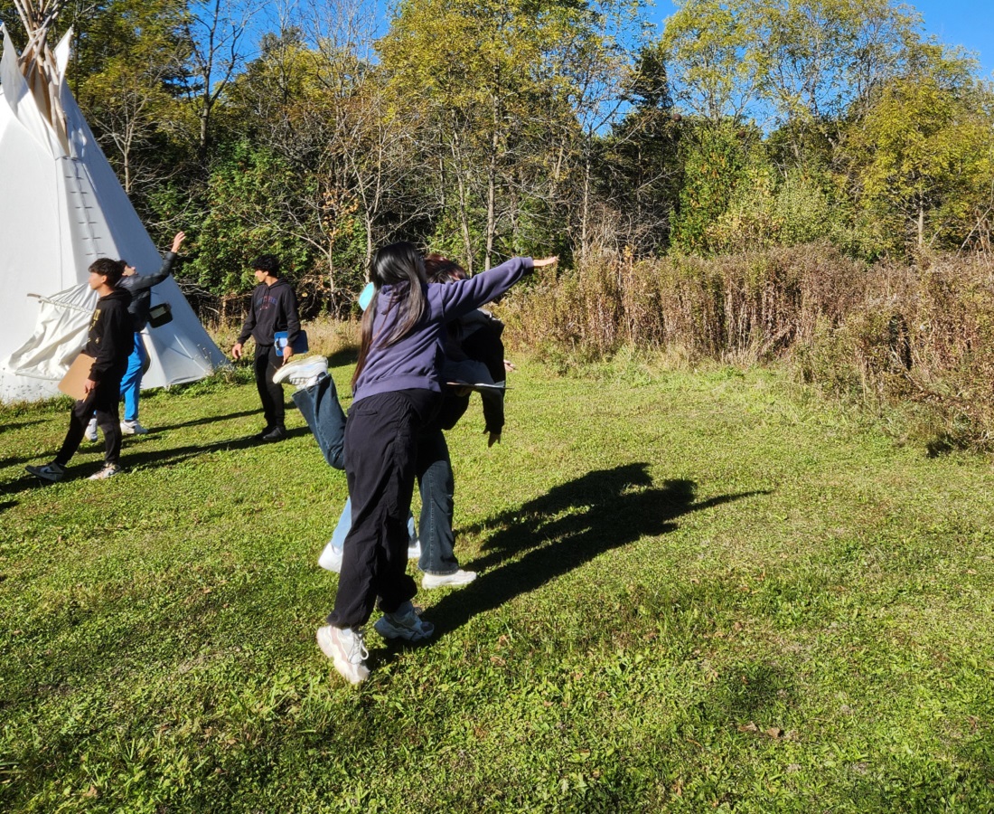 high school students take part in the Literature to Land program at Lake St George Field Centre