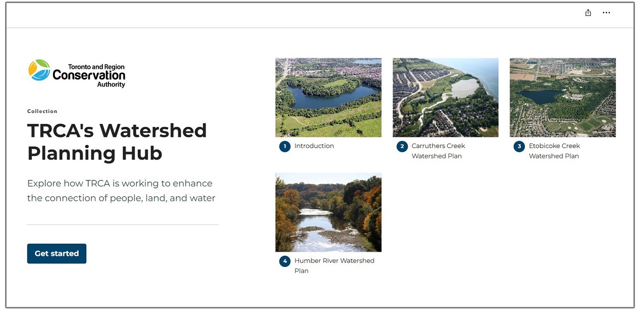 TRCA watershed planning hub