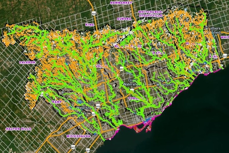 TRCA regulated area map