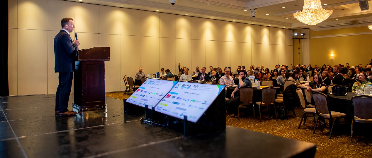 TRCA Chief Executive Officer John MacKenzie delivers opening remarks at the 2026 Source to Stream Conference