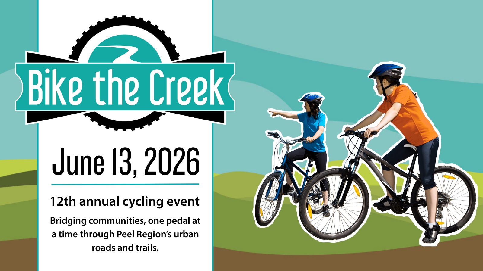 join TRCA for Bike the Creek on June 13 2026 to explore  the urban roads and trails of Peel Region
