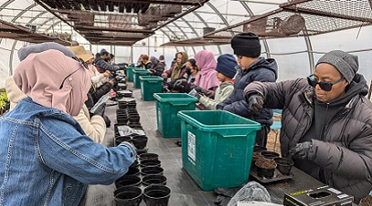 Malton SNAP neighbourhood residents take part in urban agriculture skills training